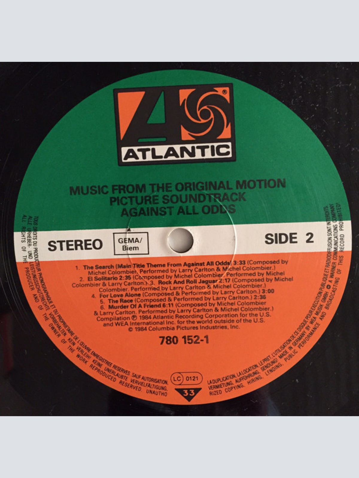 Vinyl / Various - Against All Odds - Music From The Original Motion Picture Soundtrack