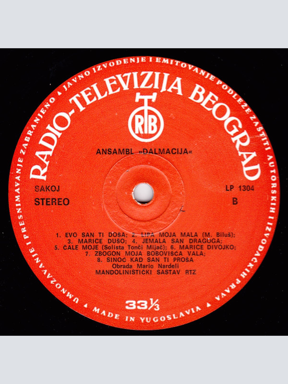 Vinyl / Ansambl Dalmacija* - Ansambl Dalmacija