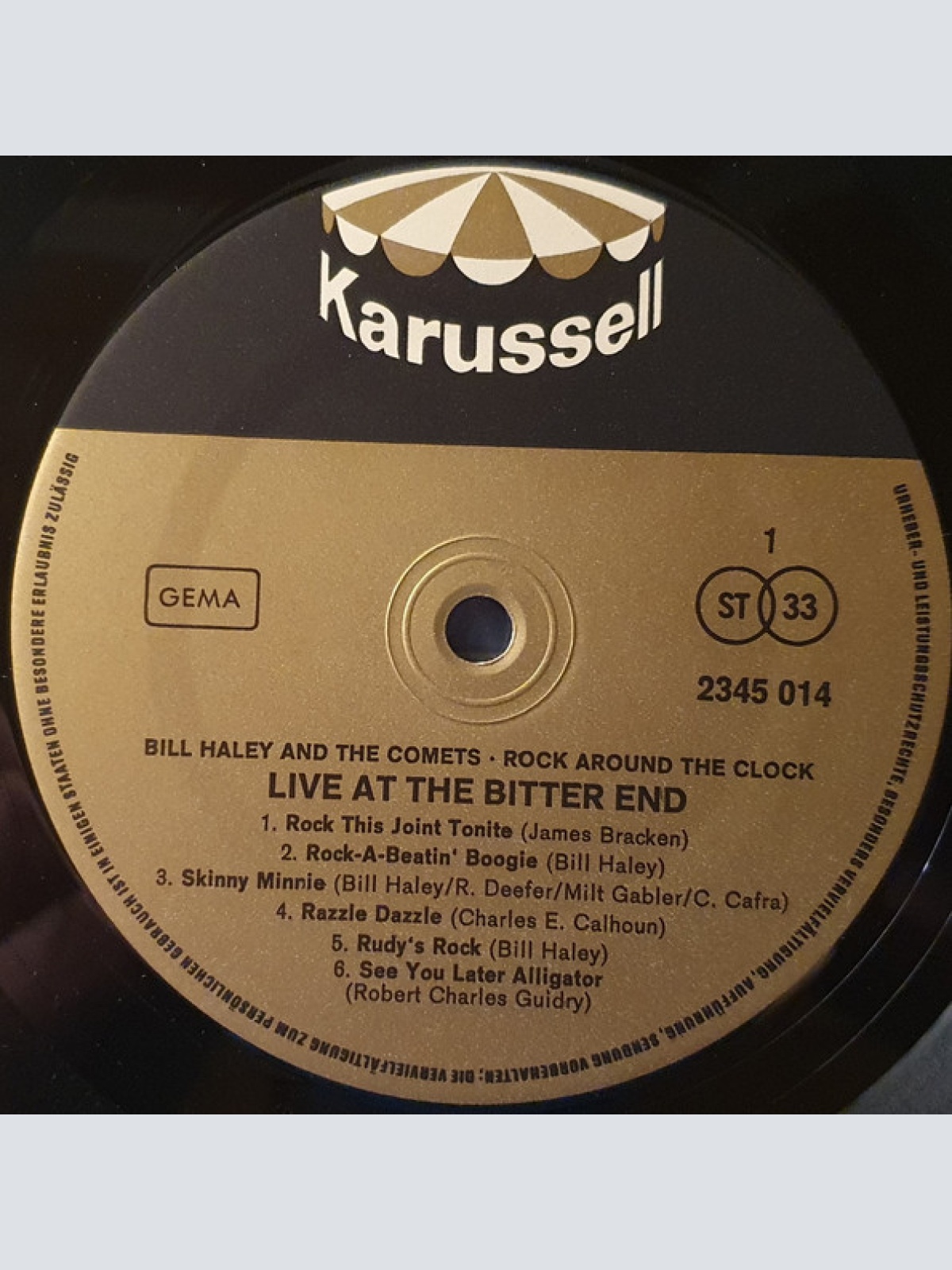 Vinyl / Bill Haley And The Comets* - Live At The Bitter End