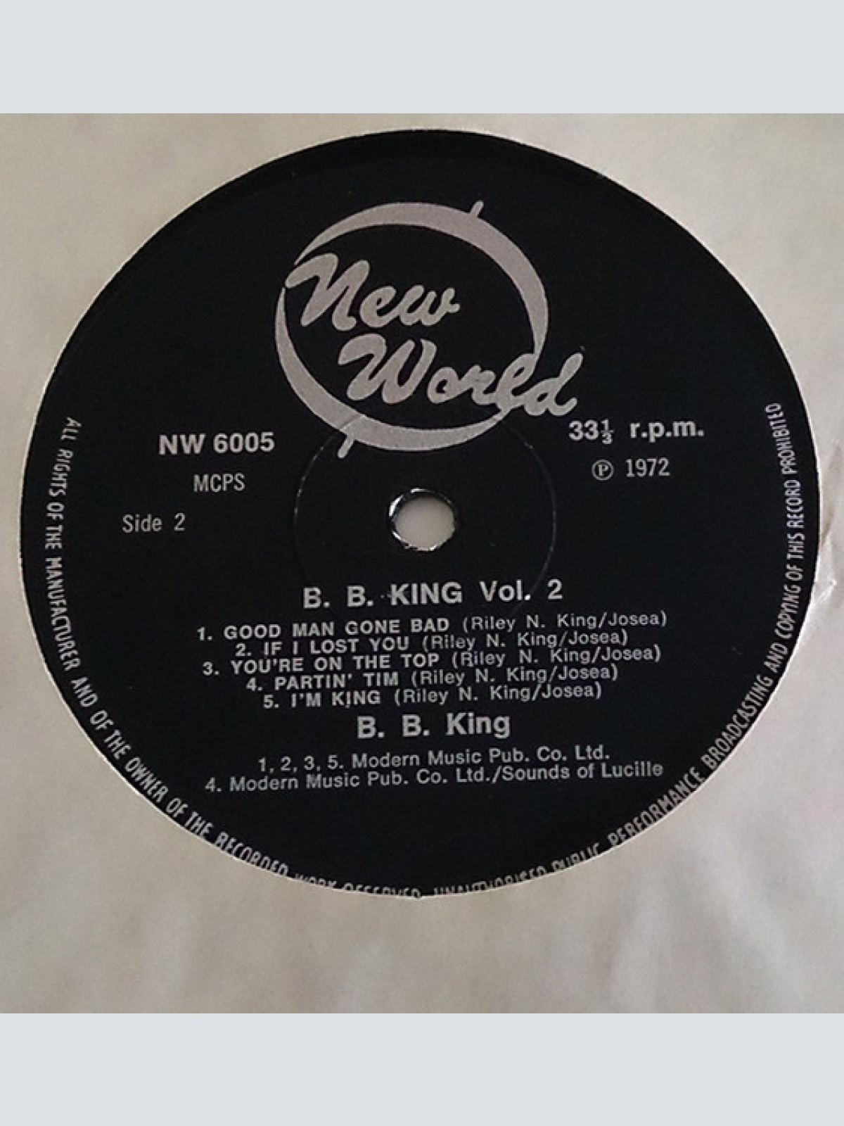 Vinyl / B.B. King - B.B.King Volume 2