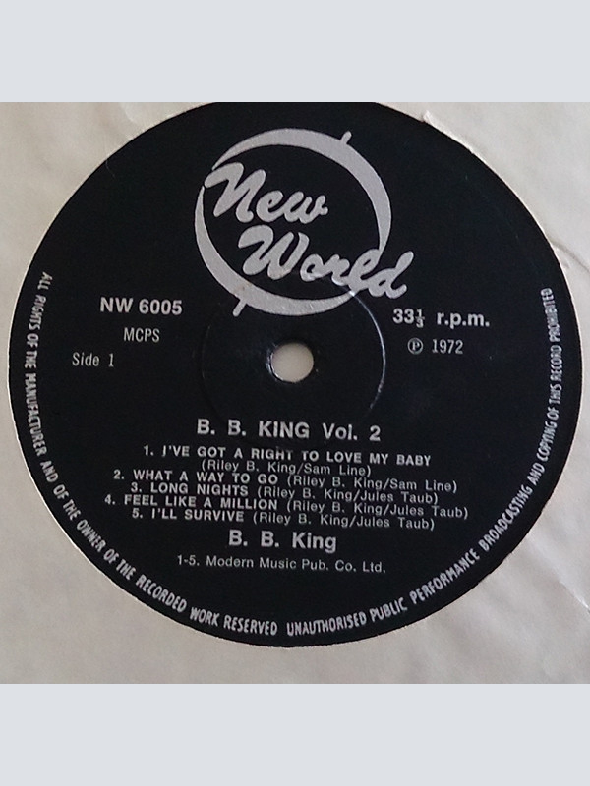 Vinyl / B.B. King - B.B.King Volume 2