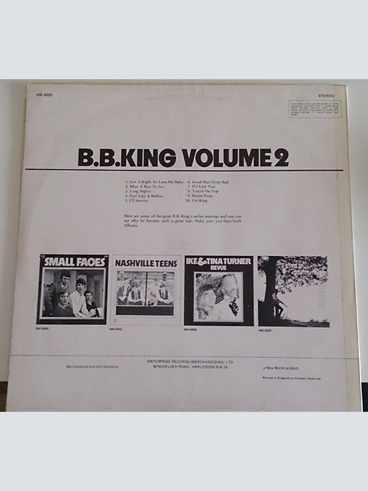 Vinyl / B.B. King - B.B.King Volume 2