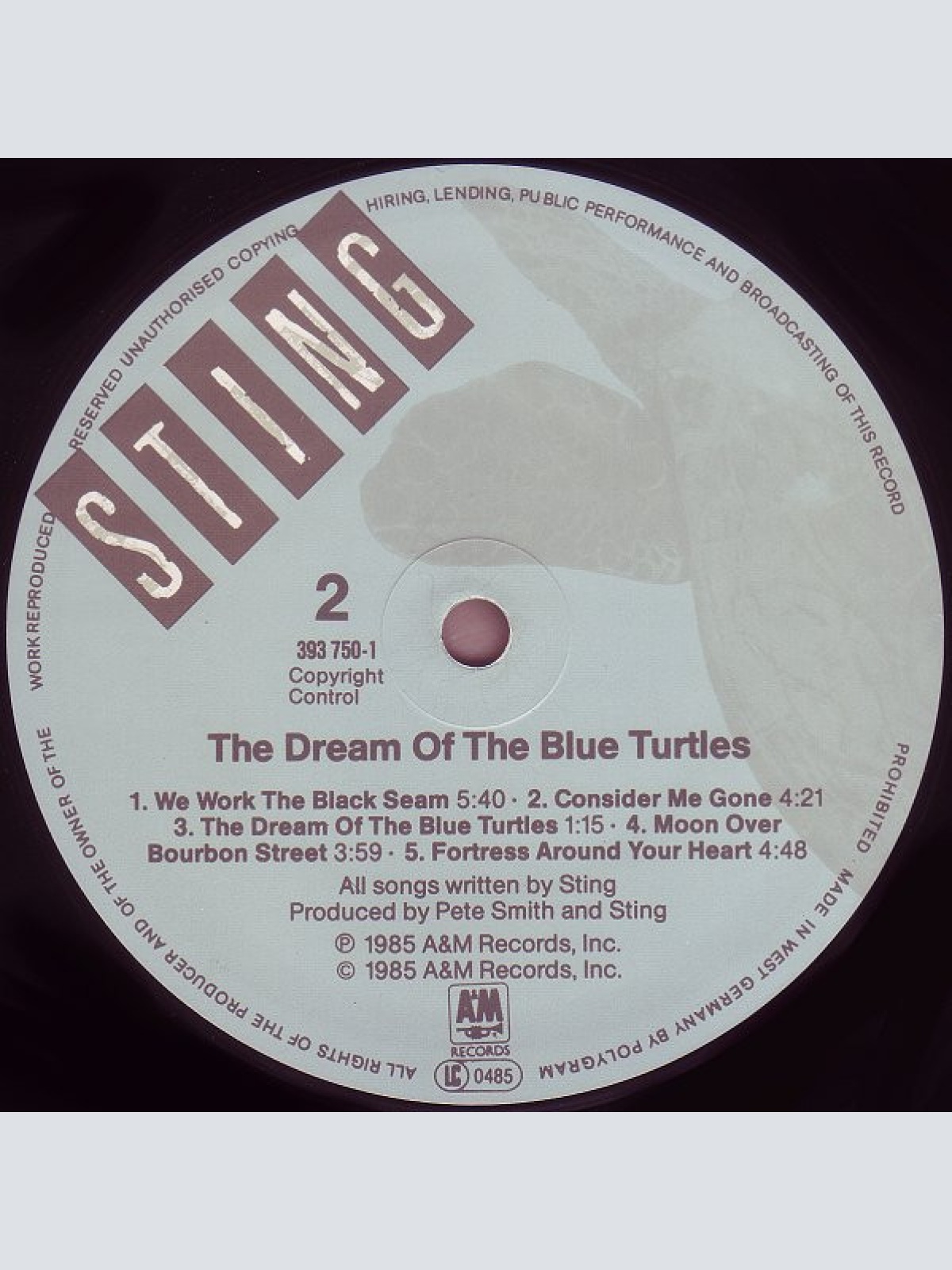Vinyl / Sting - The Dream Of The Blue Turtles
