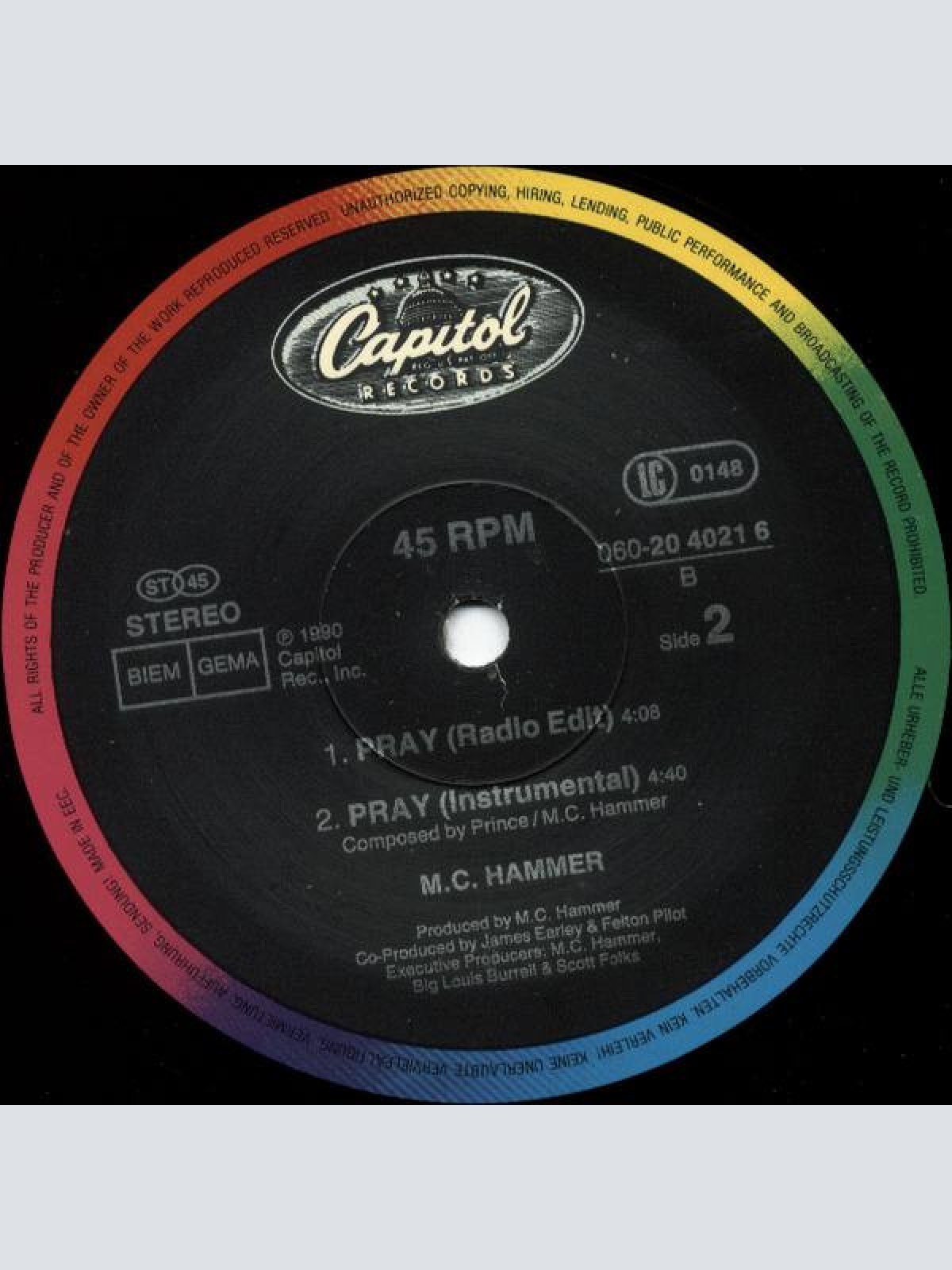 Vinyl / MC Hammer - Pray