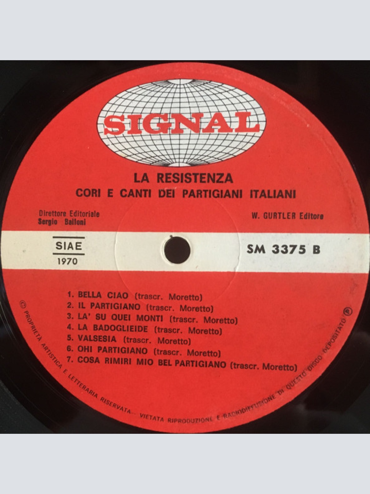 Vinyl / Various - La Resistenza - Cori E Canti Dei Partigiani Italiani