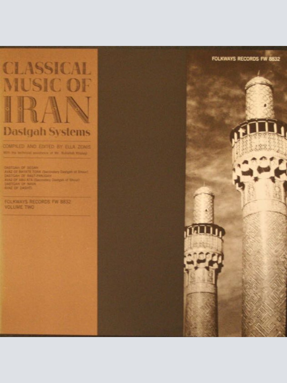 Vinyl / Various - Classical Music Of Iran - Dastgah Systems Vol. 2