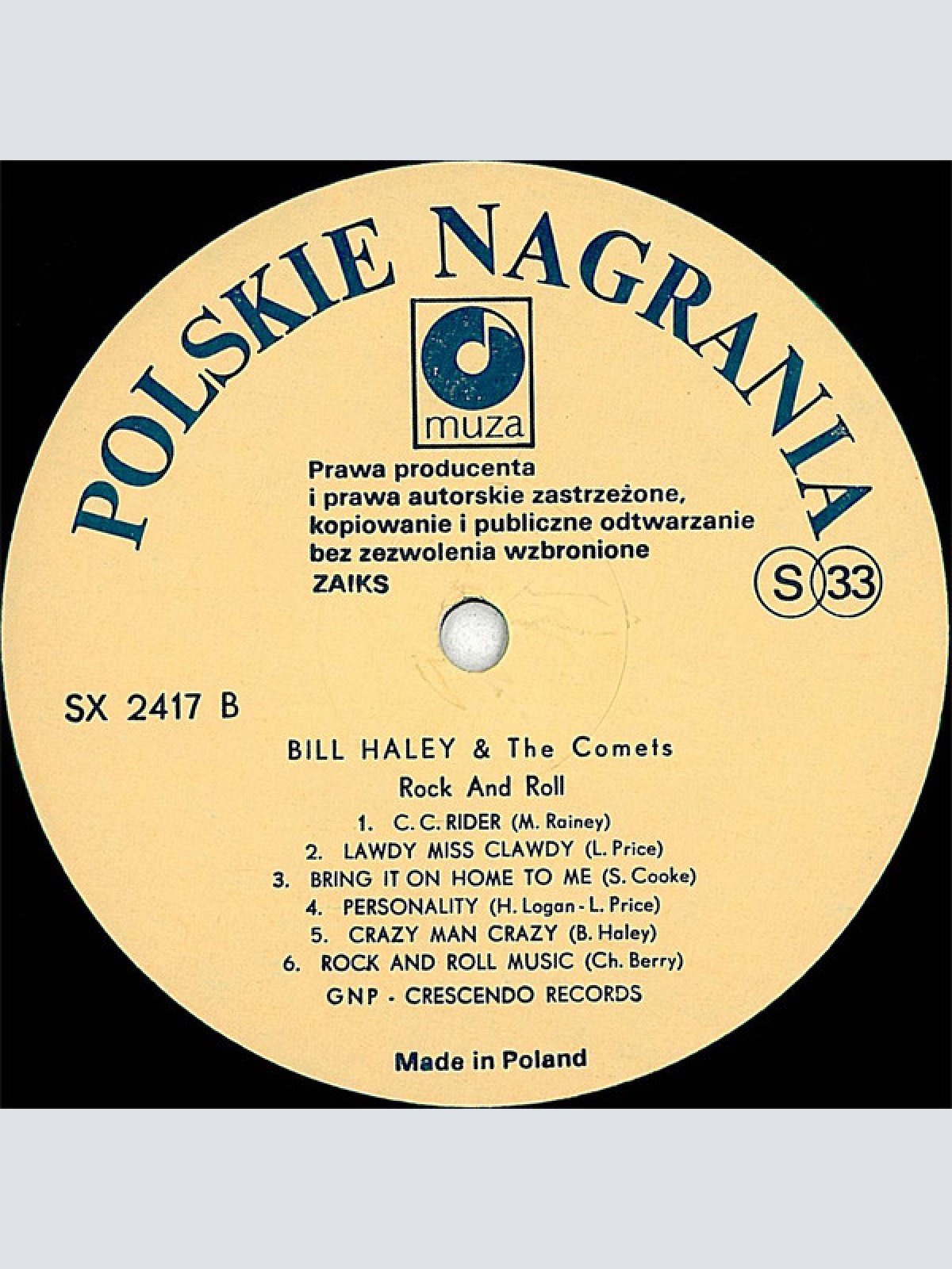 Vinyl / Bill Haley & The Comets* - Rock And Roll