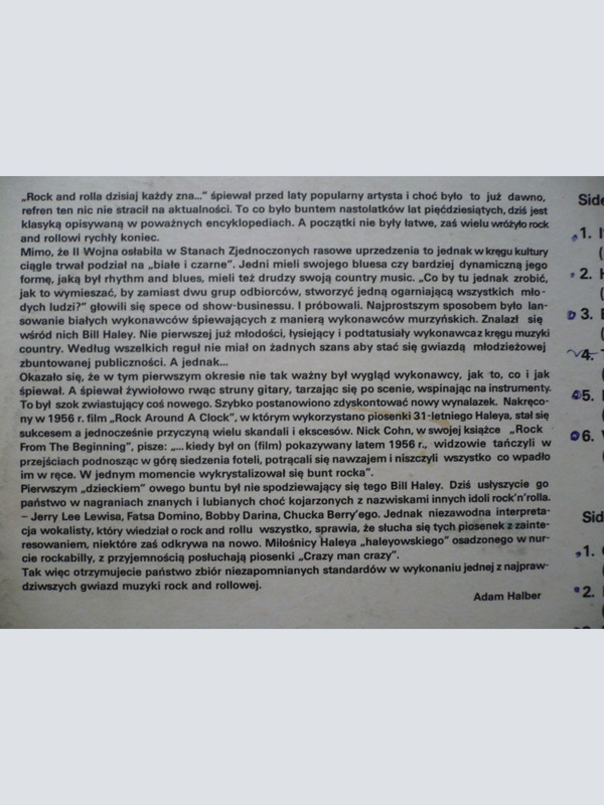 Vinyl / Bill Haley & The Comets* - Rock And Roll