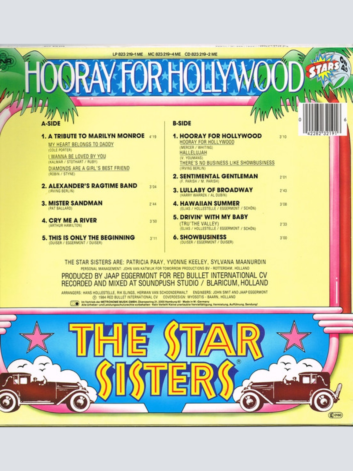 Vinyl / The Star Sisters - Hooray For Hollywood