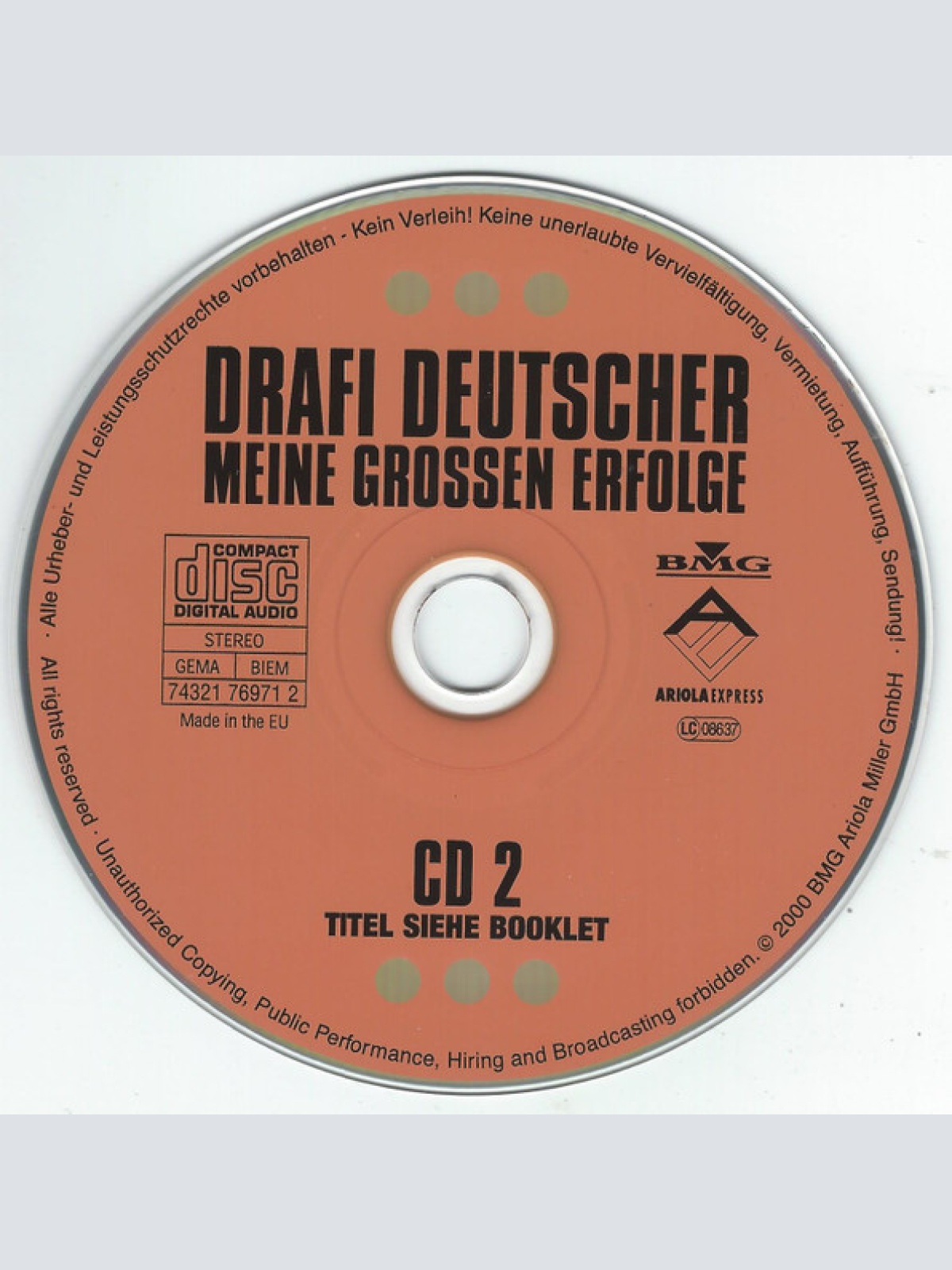 CD / Drafi Deutscher - Meine Grossen Erfolge