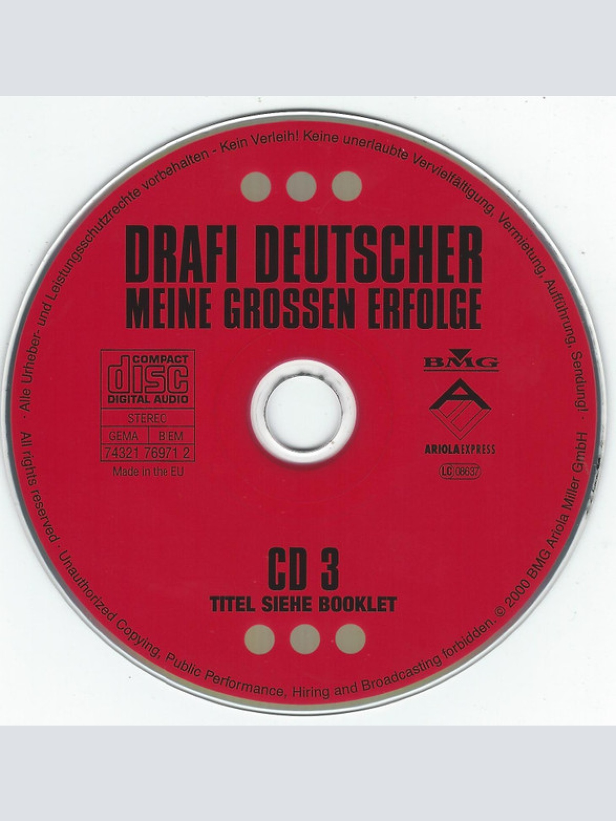 CD / Drafi Deutscher - Meine Grossen Erfolge