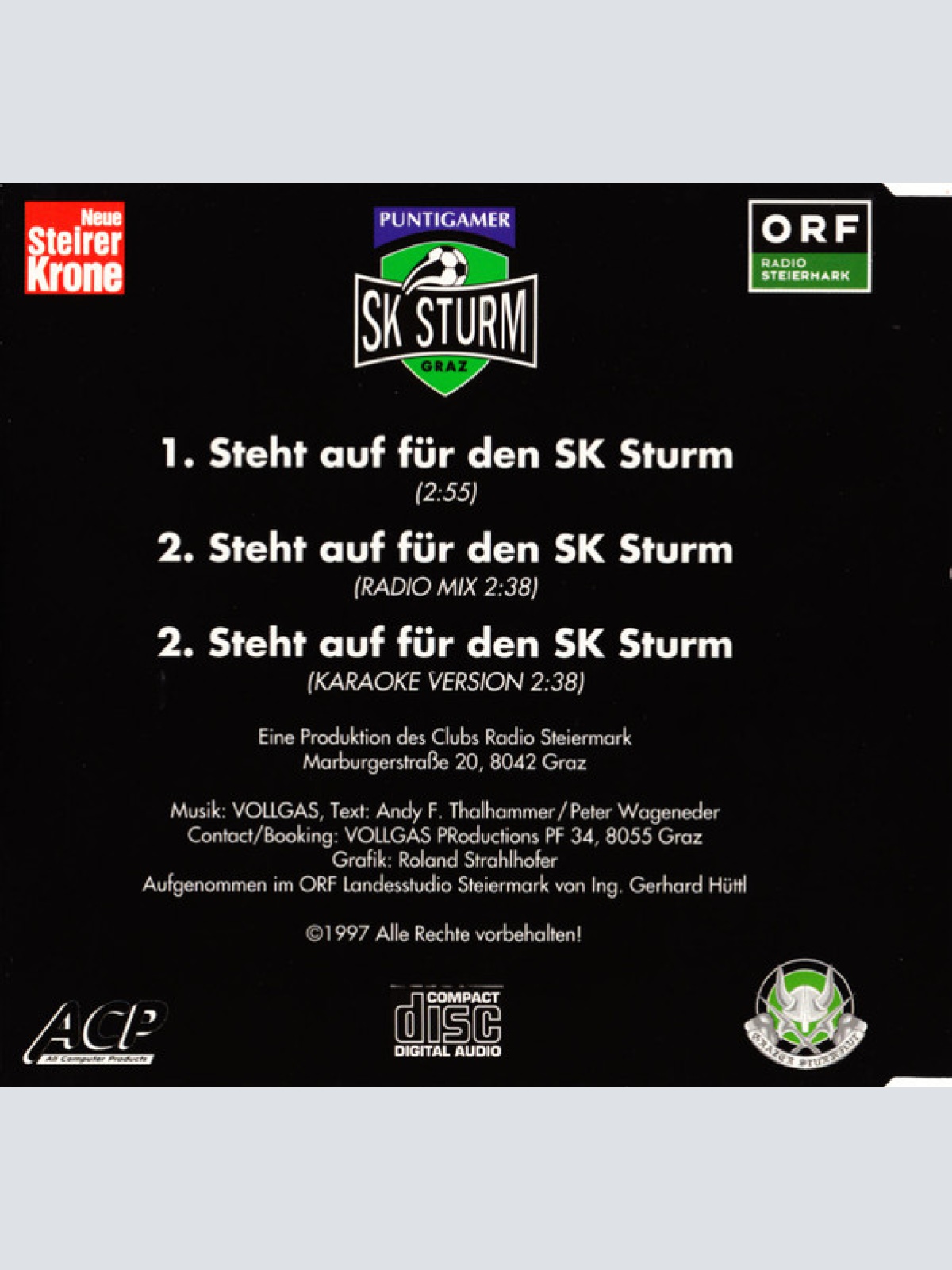 CD / Vollgas - Steht Auf Für Den Sk Sturm!