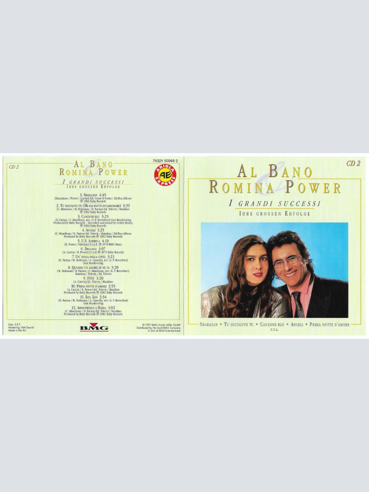 CD / Al Bano & Romina Power - I Grandi Successi - Ihre Grossen Erfolge