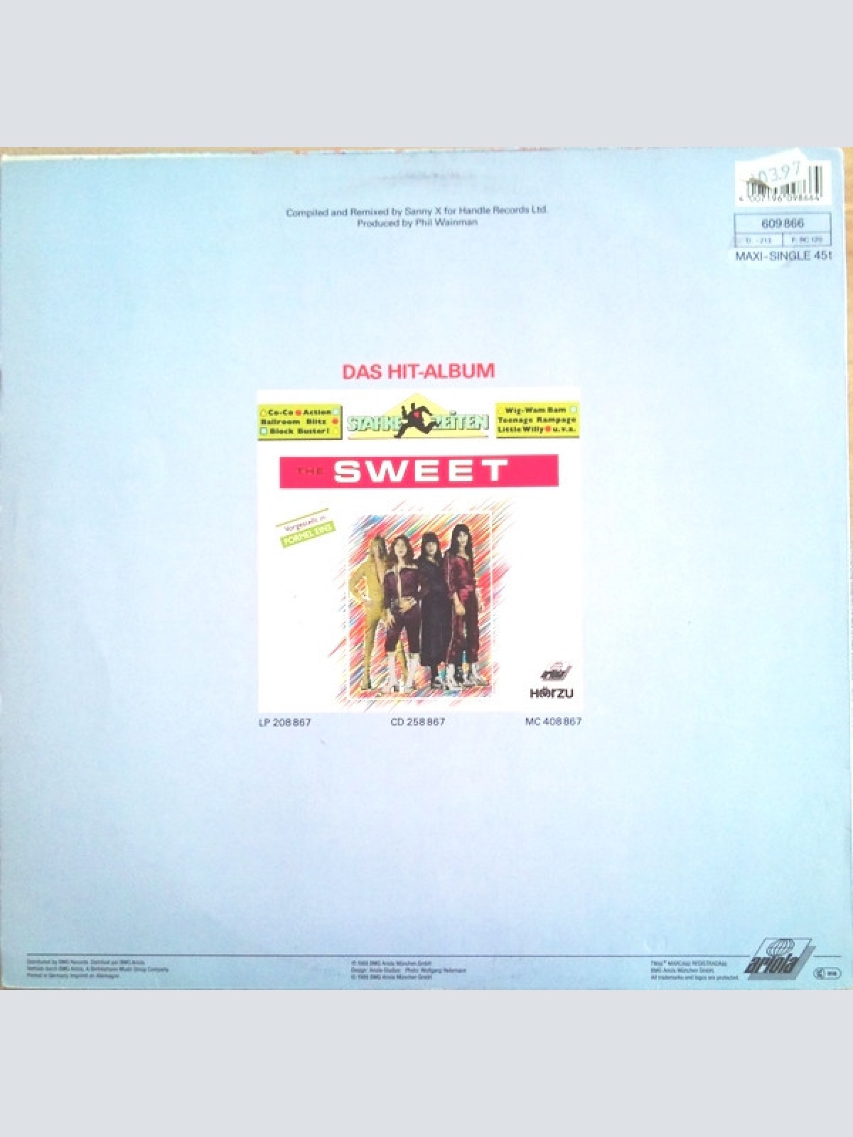 Vinyl / Sweet* - It's It's The Sweet Mix