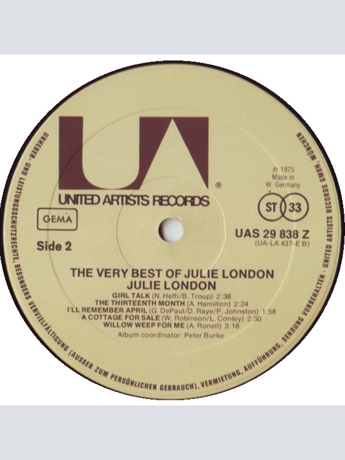 Vinyl / Julie London - The Very Best Of Julie London