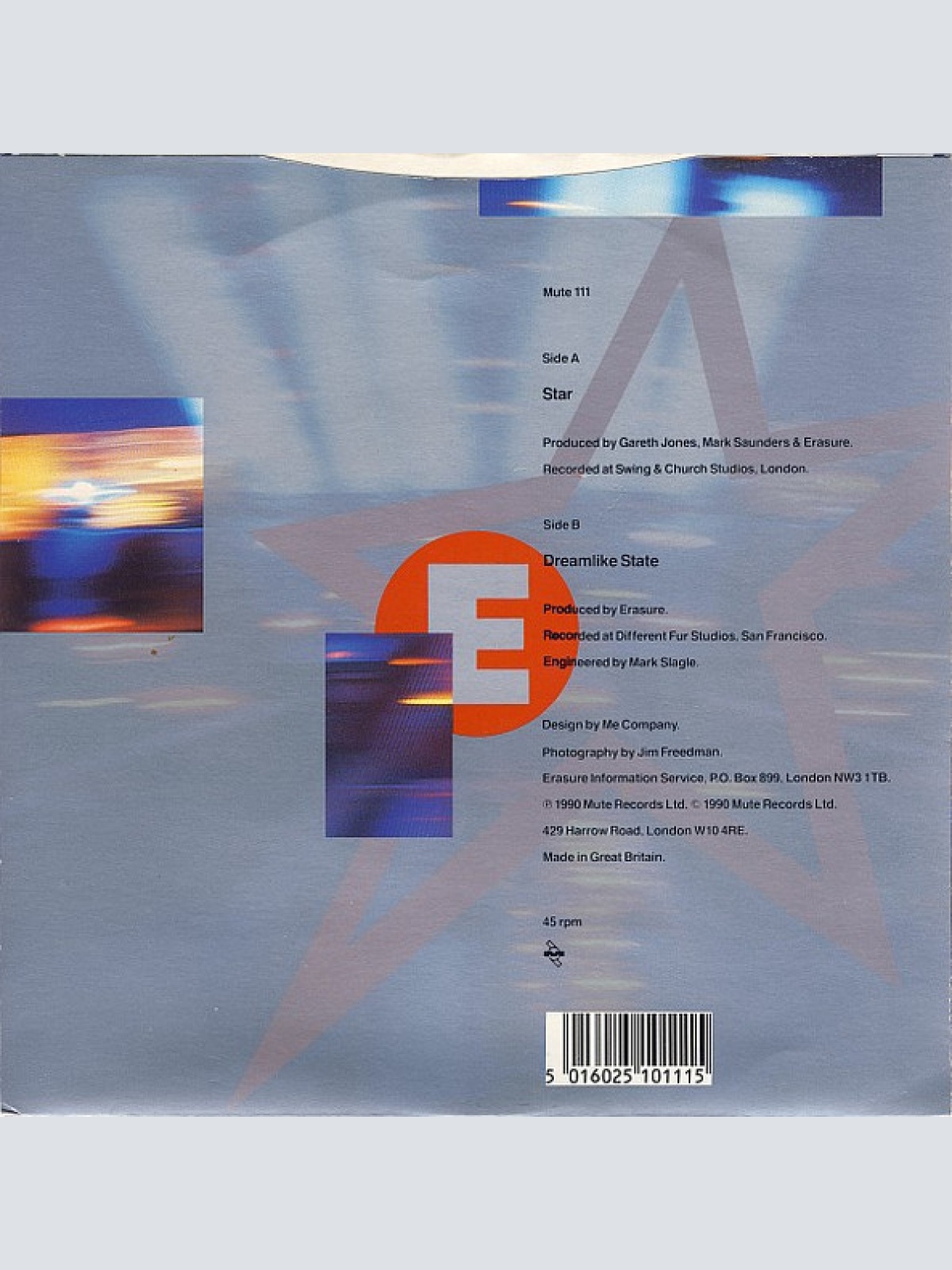 Vinyl / Erasure - Star