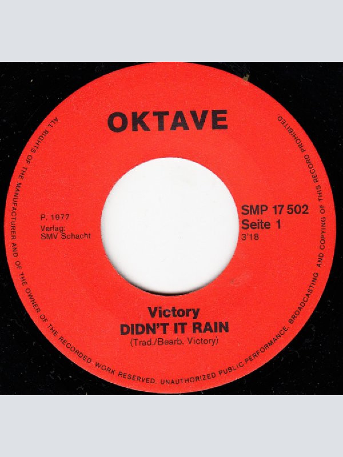 Vinyl / Victory (14) - Didn't It Rain