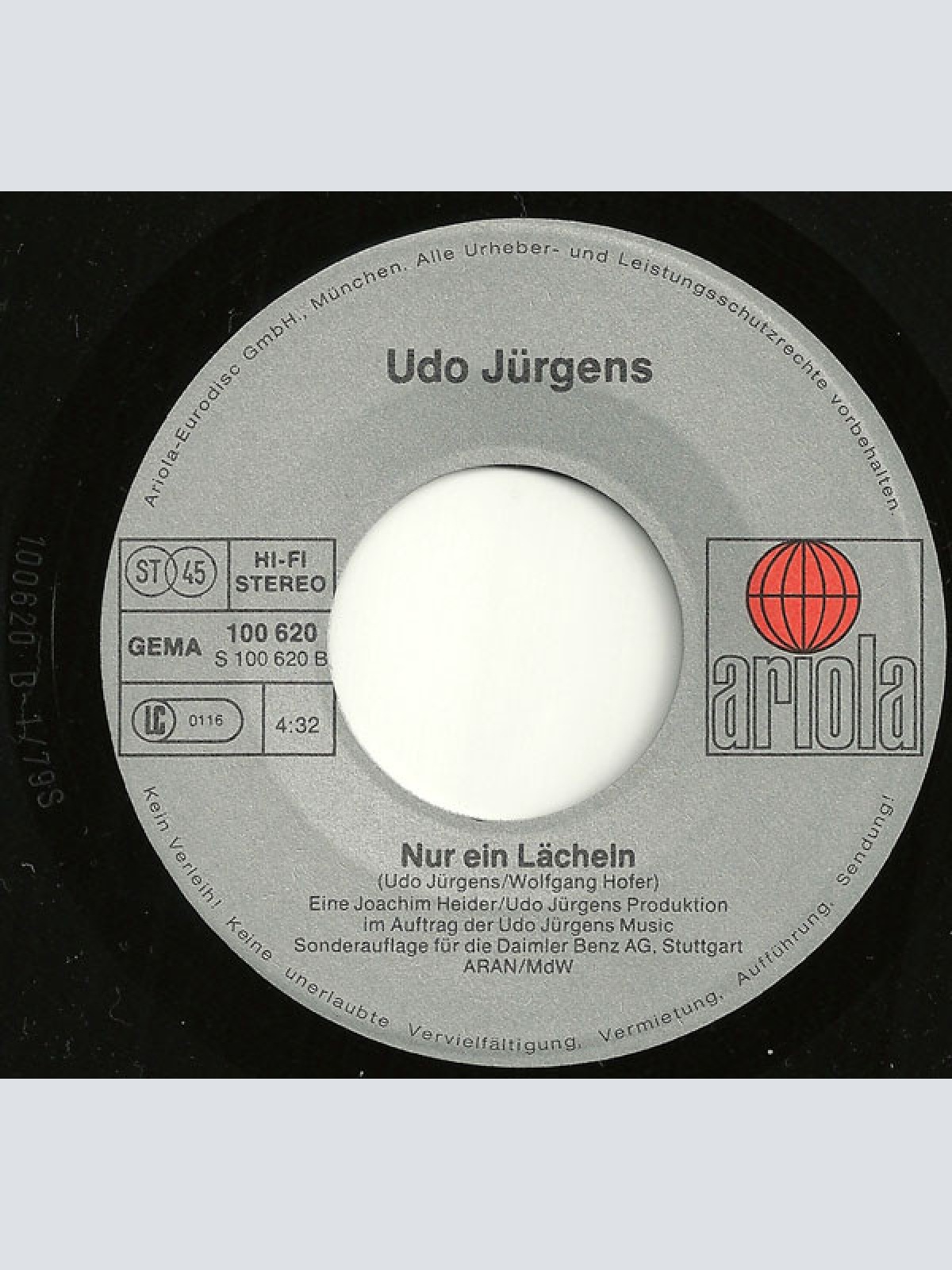 Vinyl / Udo Jürgens - Die Kinder Von Hier Und Anderswo