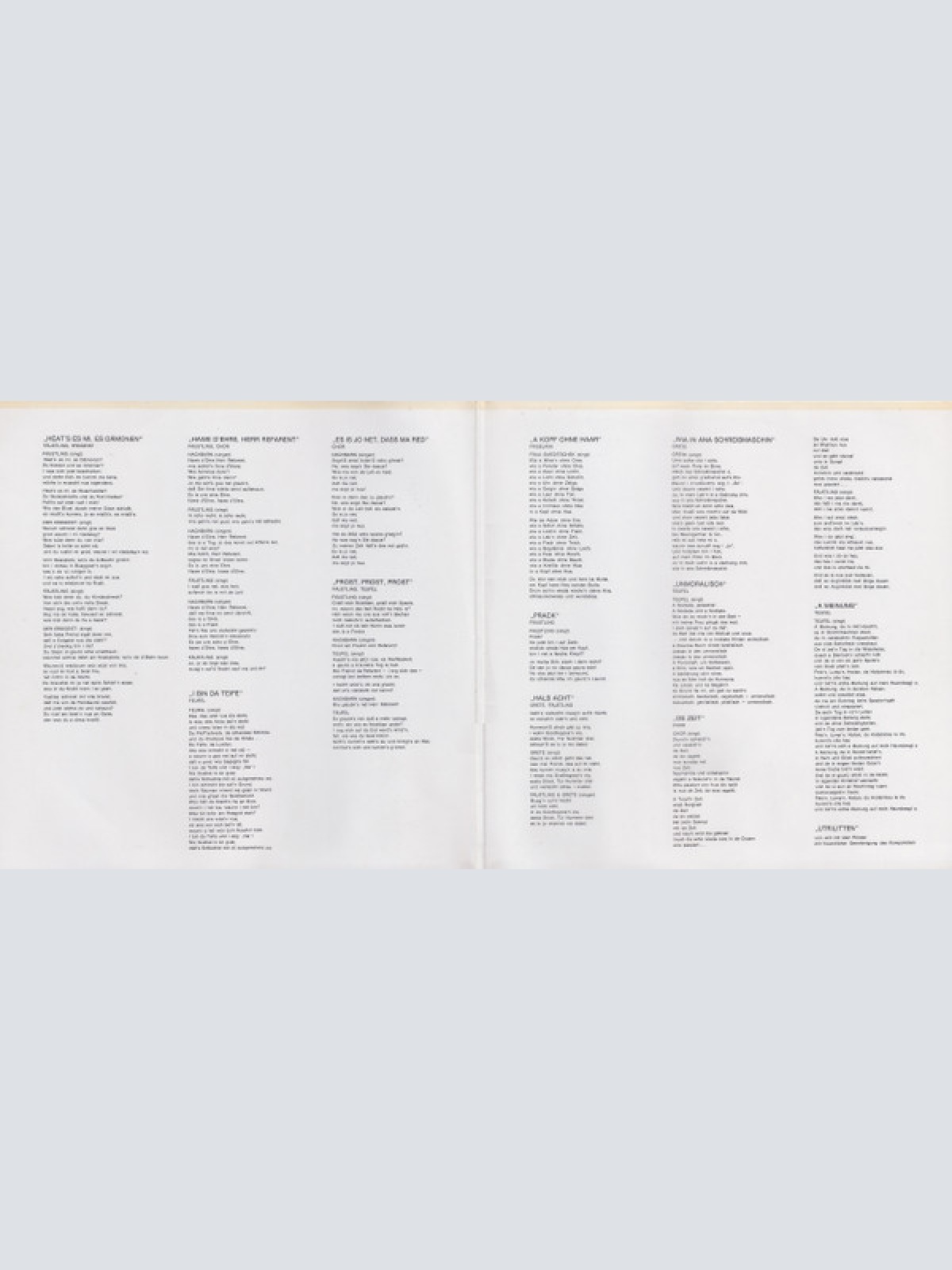 Vinyl / Ambros* - Prokopetz* - Fäustling