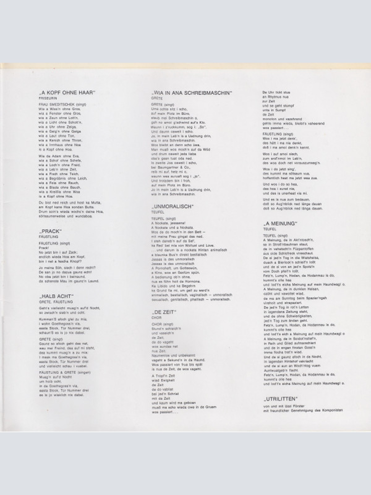 Vinyl / Ambros* - Prokopetz* - Fäustling