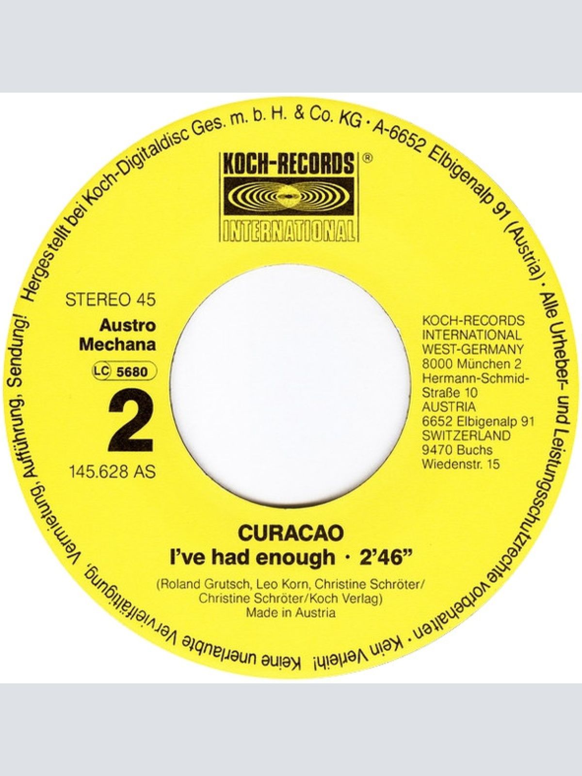 Vinyl / Curacao - Curacao