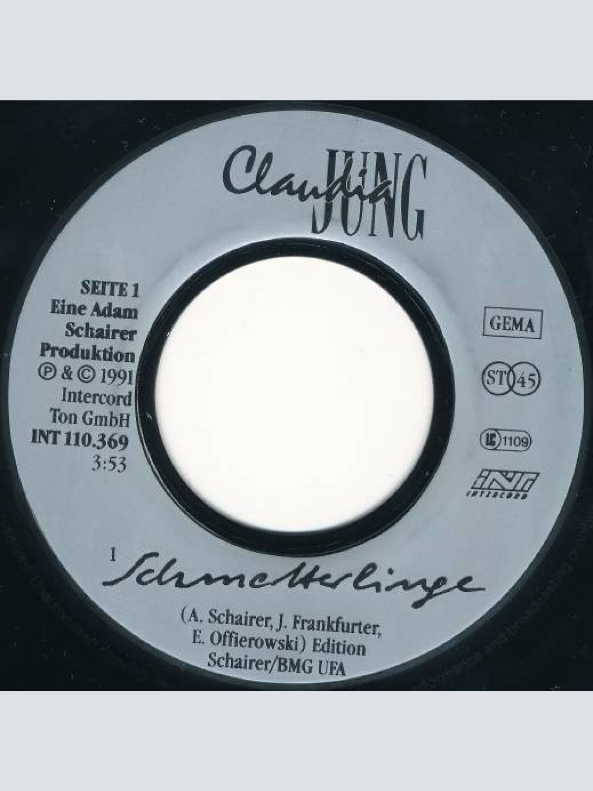 Vinyl / Claudia Jung - Schmetterlinge