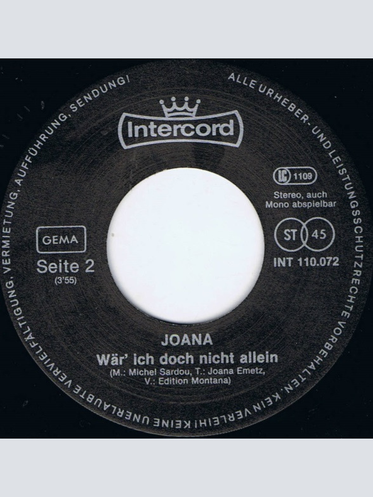 Vinyl / Joana (6) - Keiner Hält Abends Meine Hand (Kinderlied, Auch Für Erwachsene)