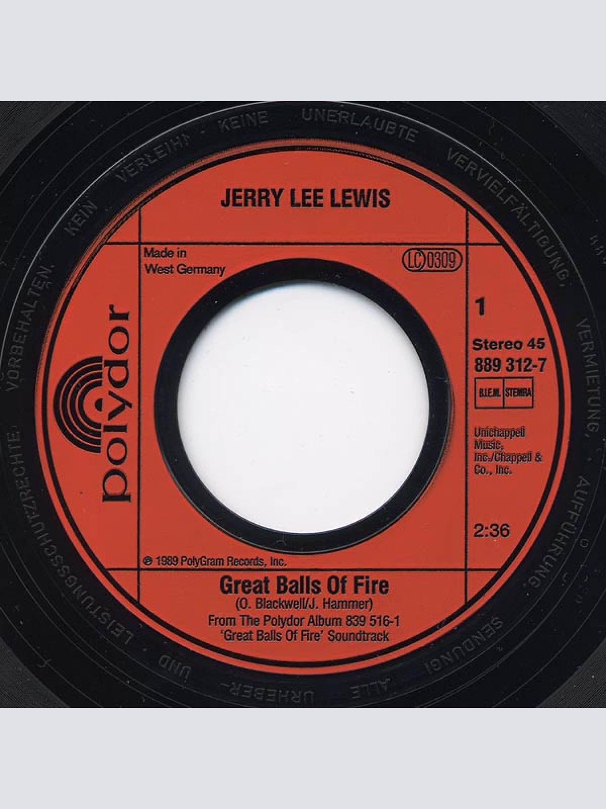Vinyl / Jerry Lee Lewis - Great Balls Of Fire!