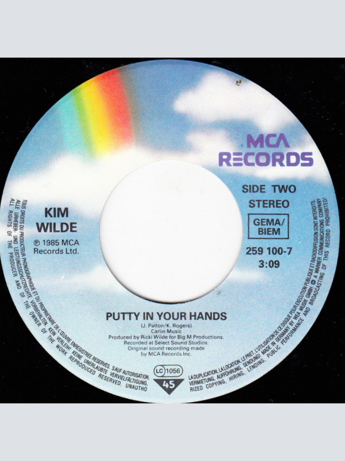 Vinyl / Kim Wilde - Rage To Love