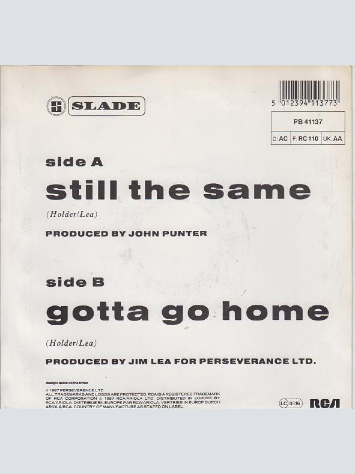 Vinyl / Slade - Still The Same