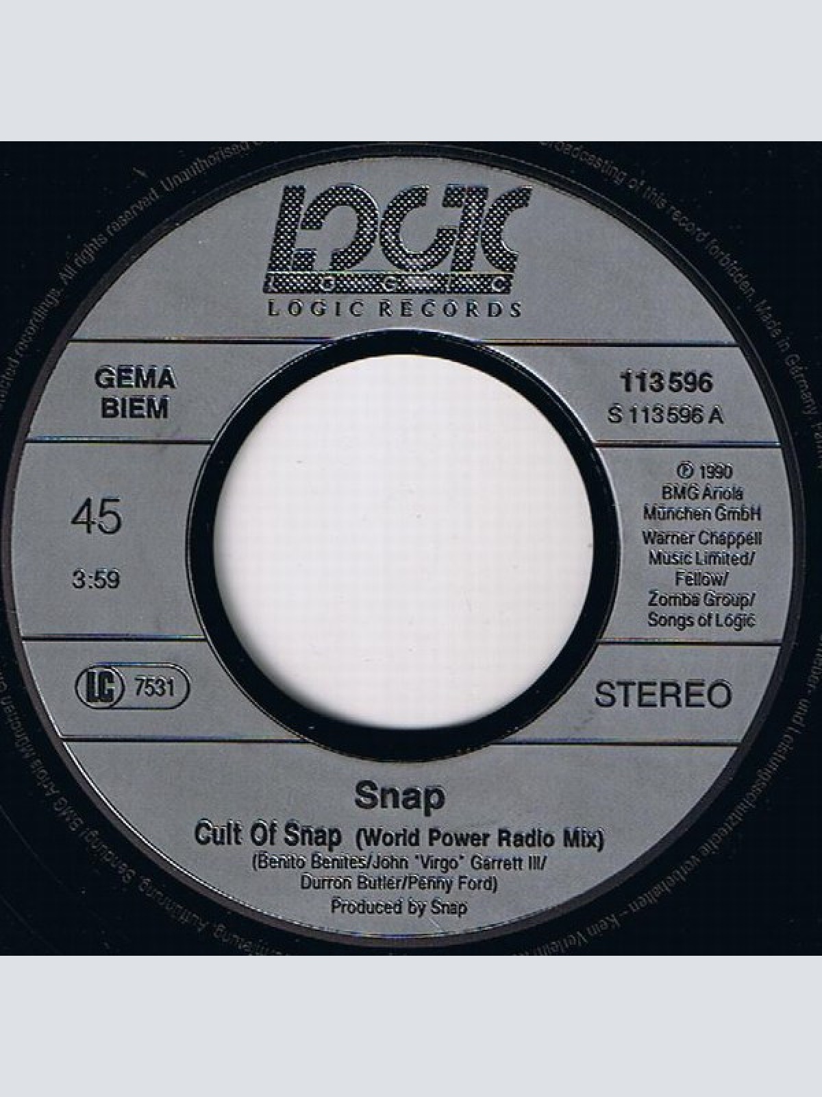 Vinyl / Snap! - Cult Of Snap