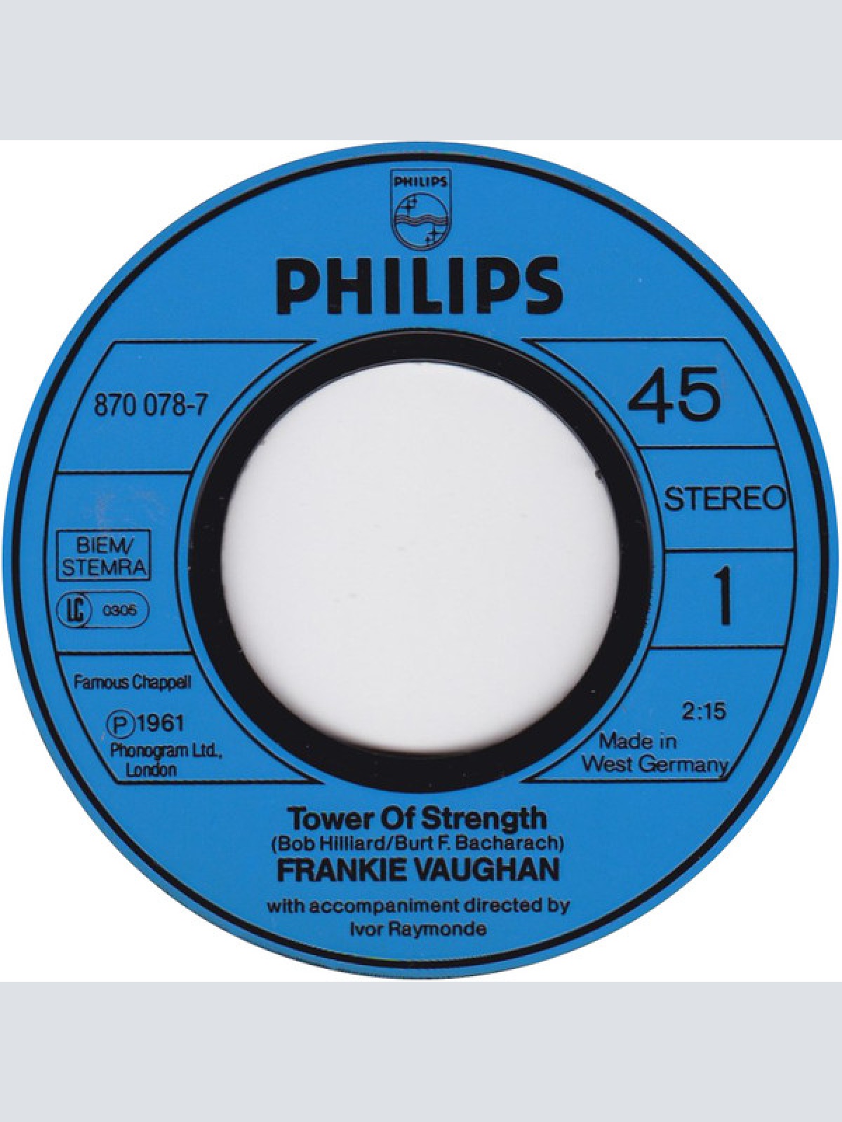 Vinyl / Frankie Vaughan - Tower Of Strength