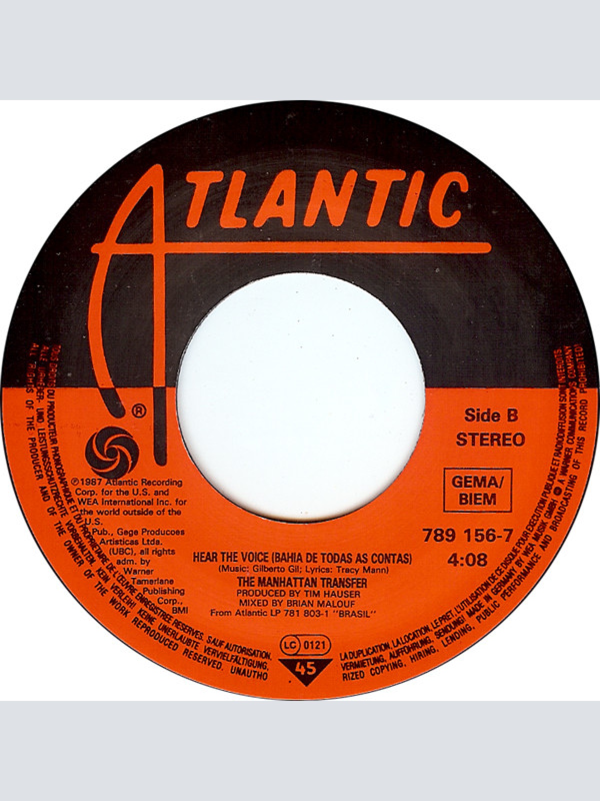 Vinyl / The Manhattan Transfer - Soul Food To Go