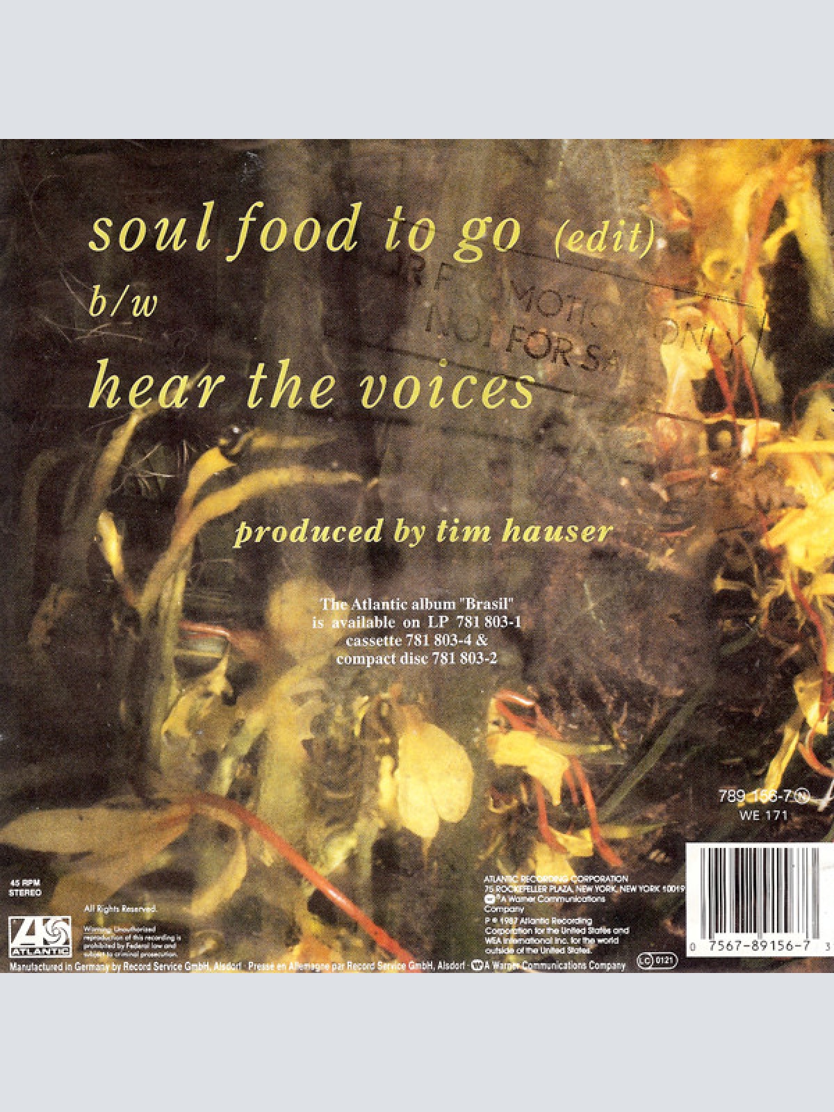 Vinyl / The Manhattan Transfer - Soul Food To Go