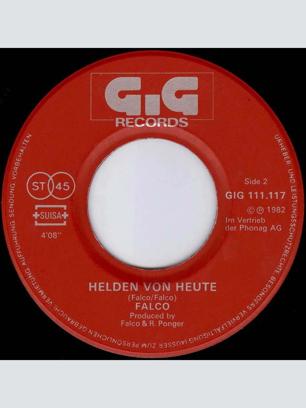 Vinyl / Falco - Der Kommissar / Helden Von Heute