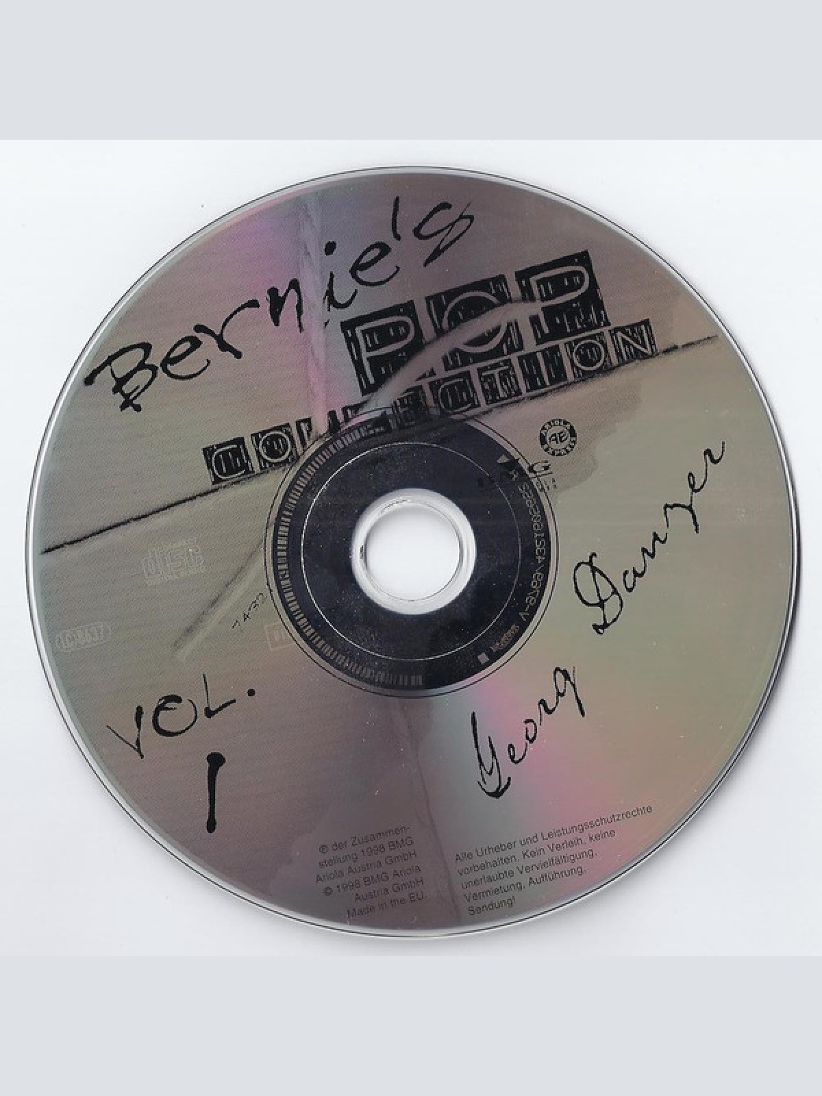 CD / Georg Danzer - Bernie's Pop Collection Vol. I
