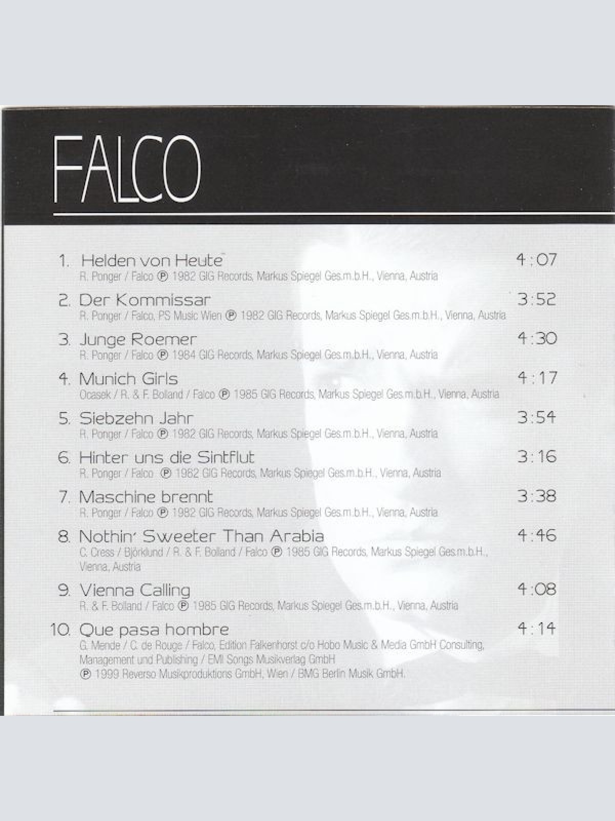 CD / Falco - Helden Von Heute