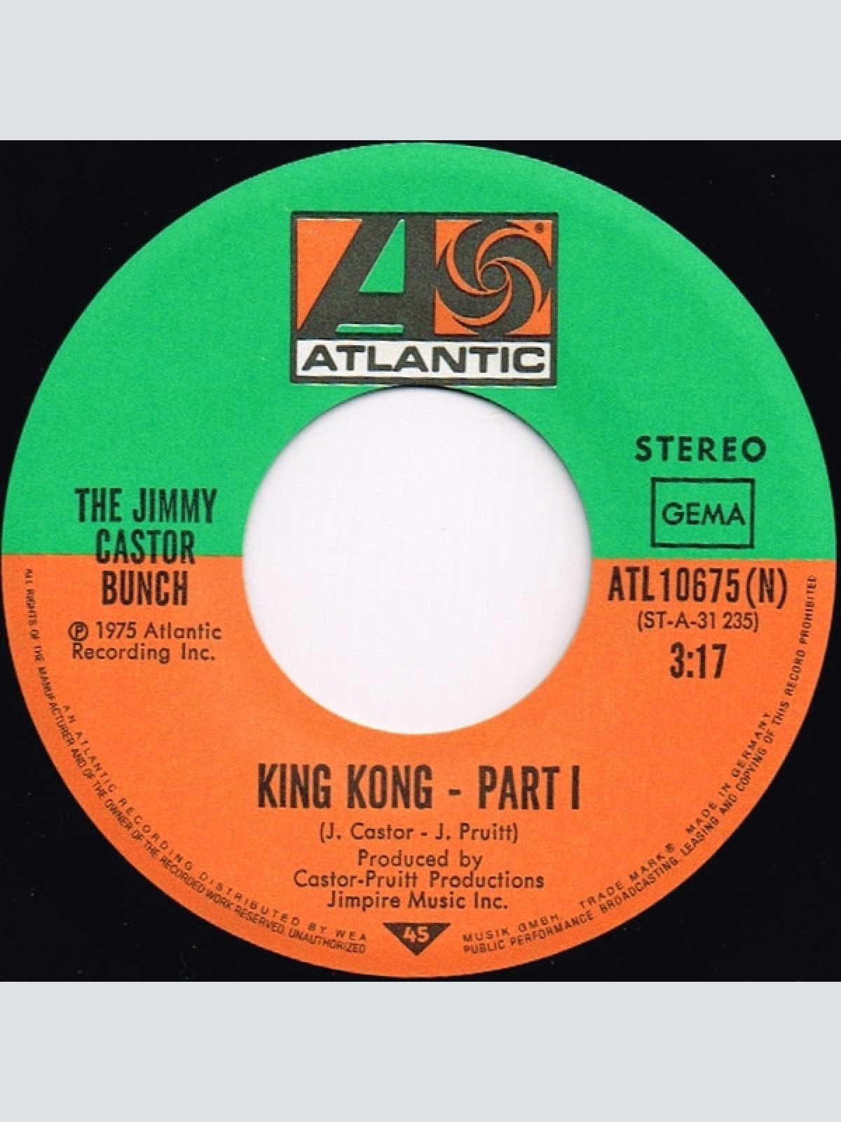Vinyl / Jimmy Castor-Bunch* - King Kong (Part 1+2)