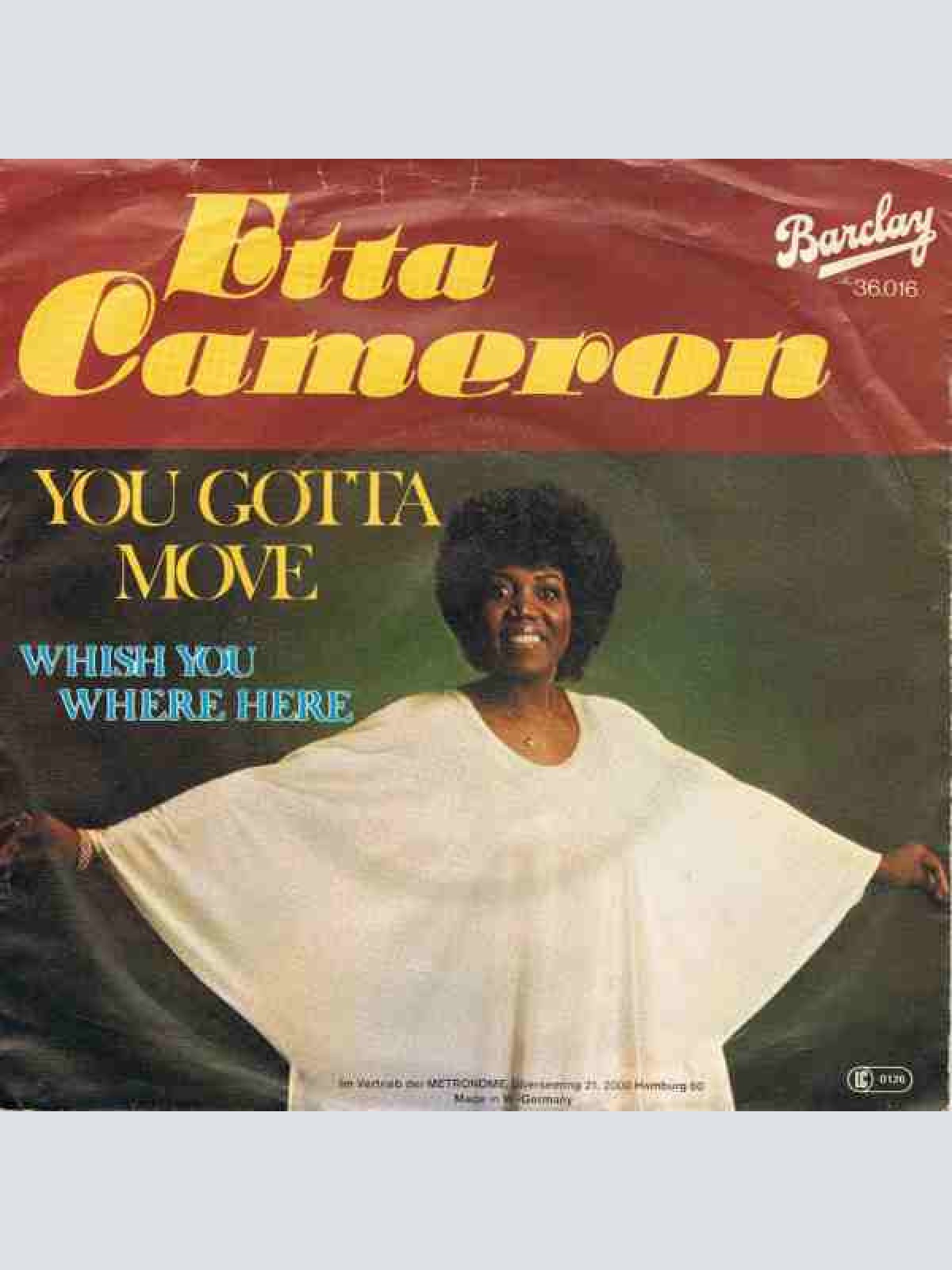 Vinyl / Etta Cameron - You Gotta Move