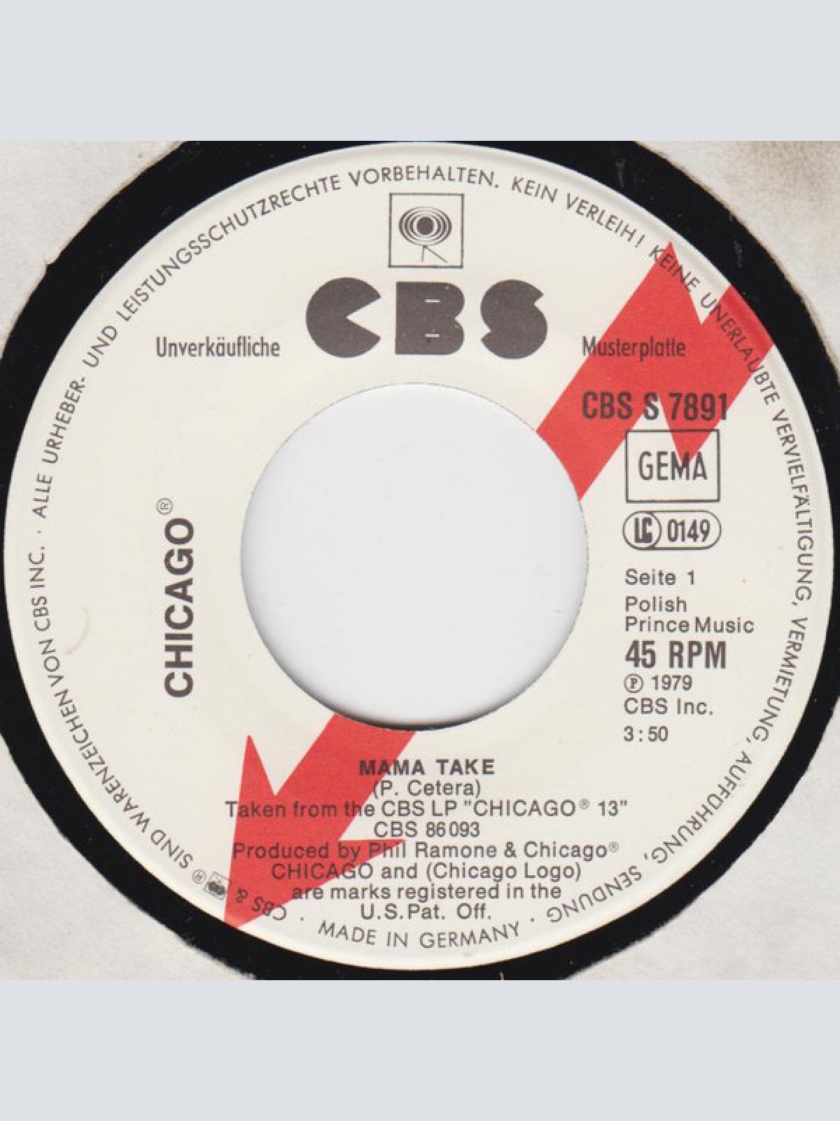 Vinyl / Chicago (2) - Mama Take