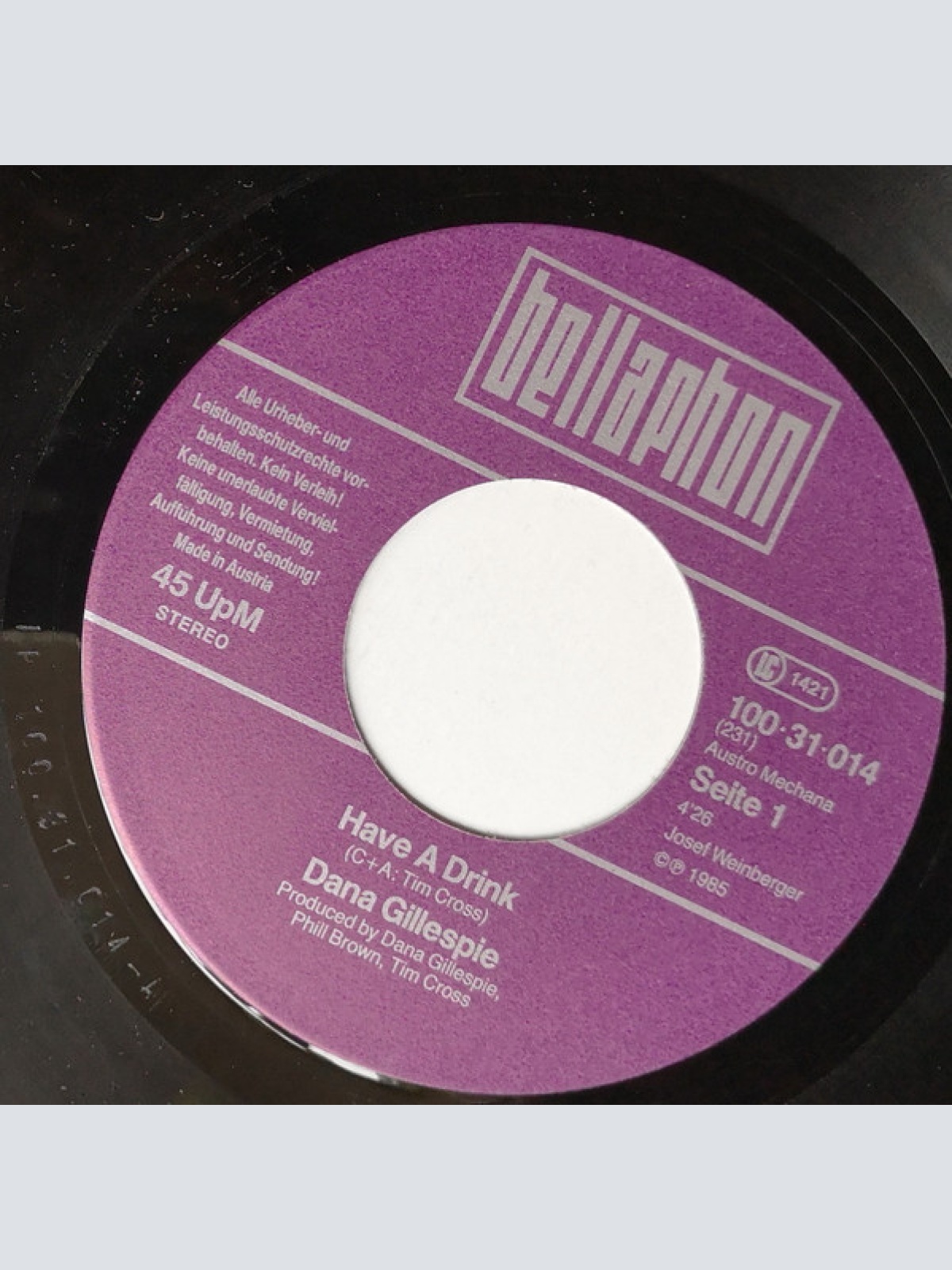 Vinyl / Dana Gillespie - Have A Drink