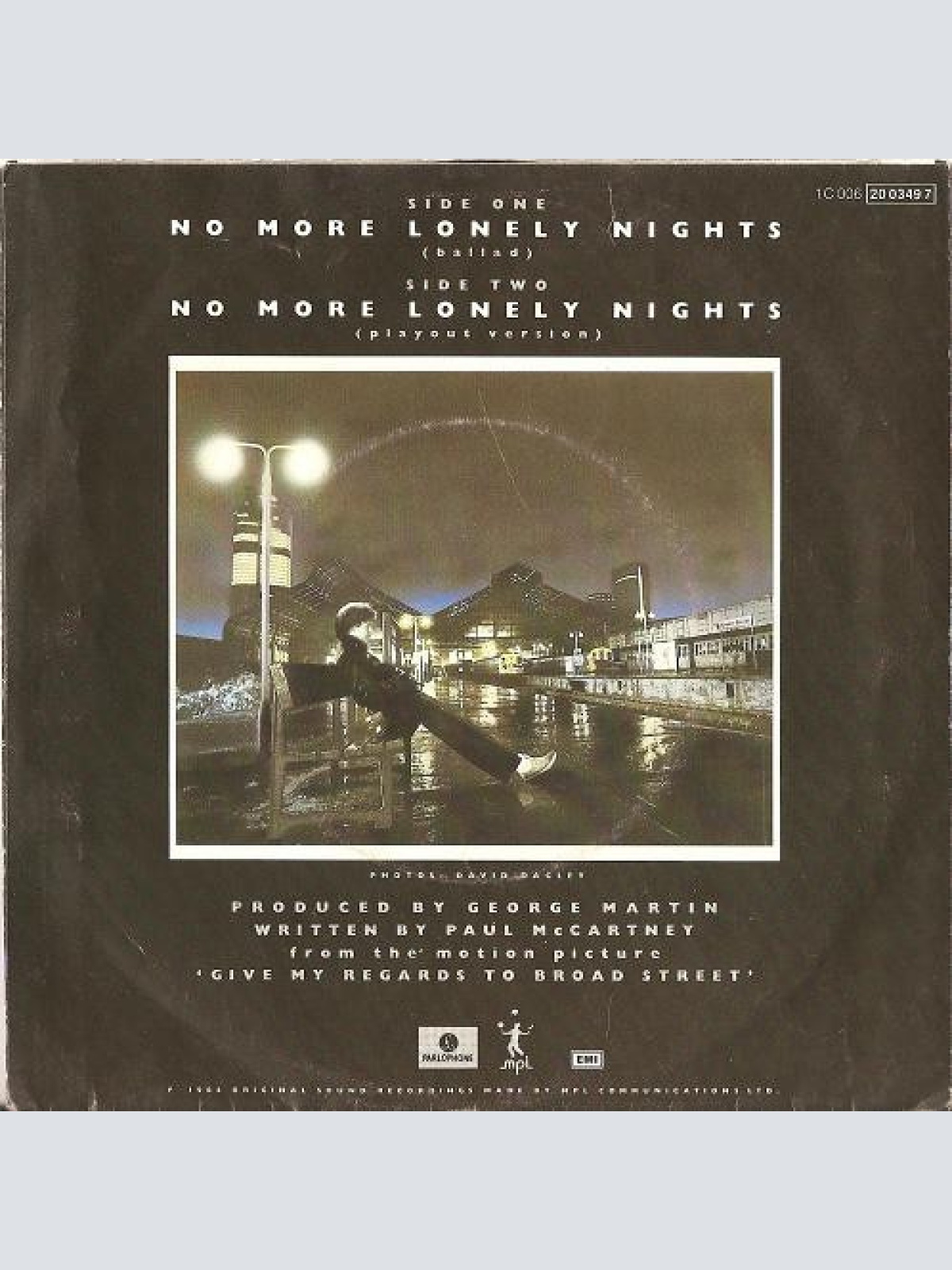 Vinyl / Paul McCartney - No More Lonely Nights