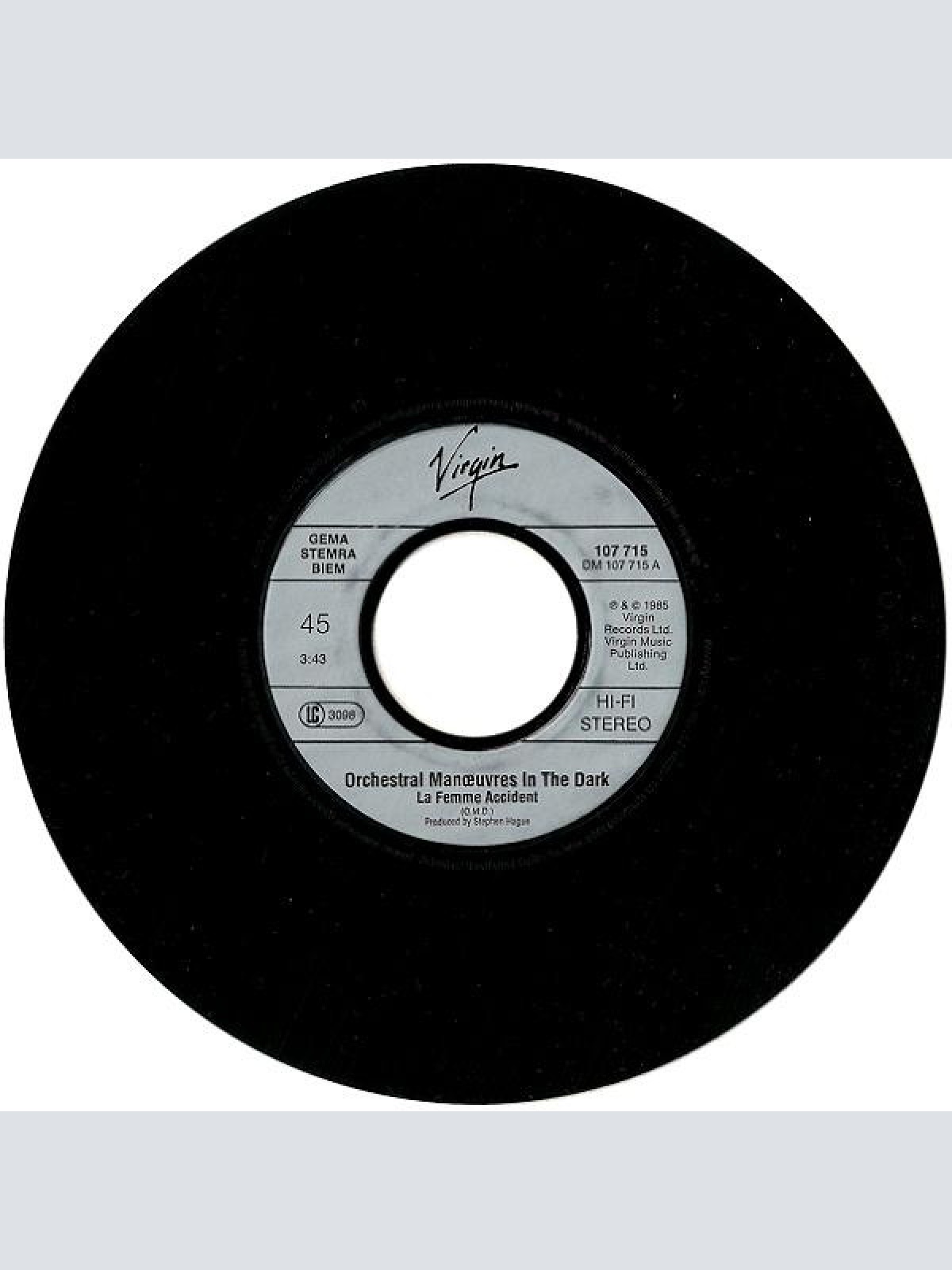 Vinyl / Orchestral Manœuvres In The Dark* - La Femme Accident