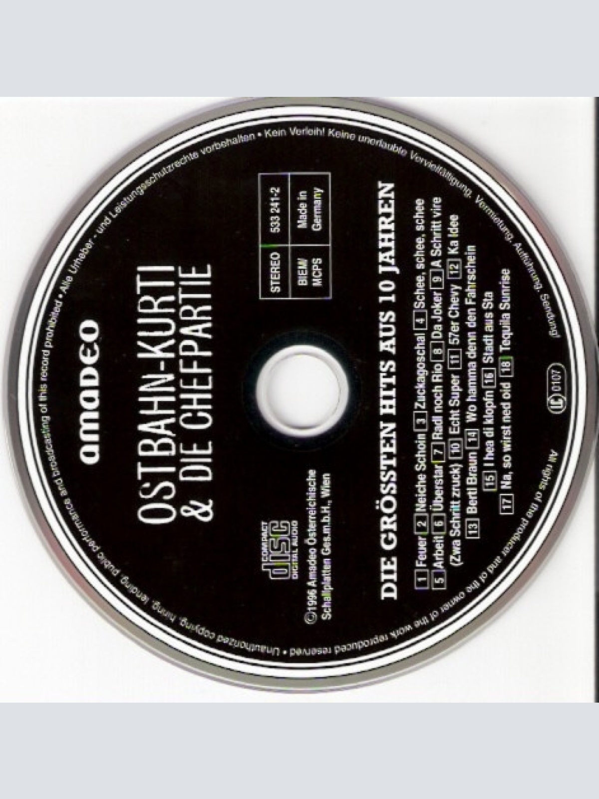 CD / Ostbahn-Kurti & Die Chefpartie - Die Grössten Hits Aus 10 Jahren