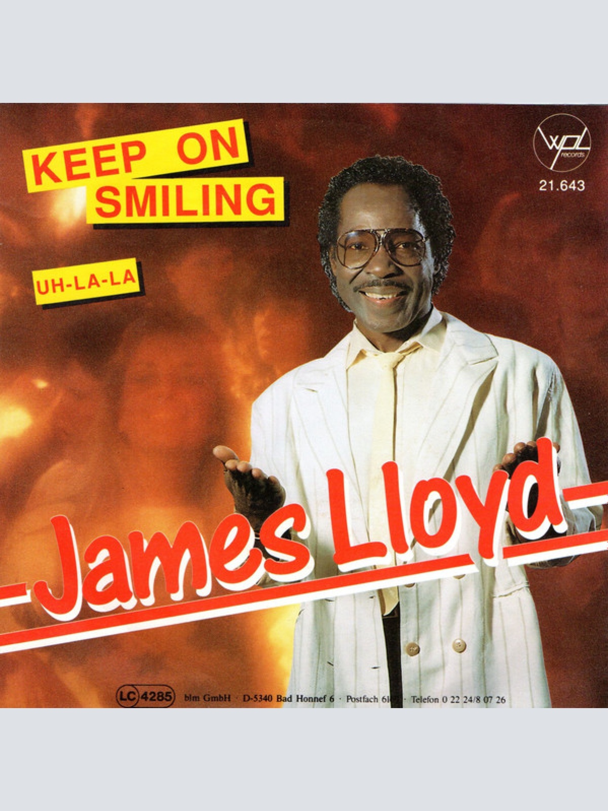 Vinyl / James Lloyd - Keep On Smiling
