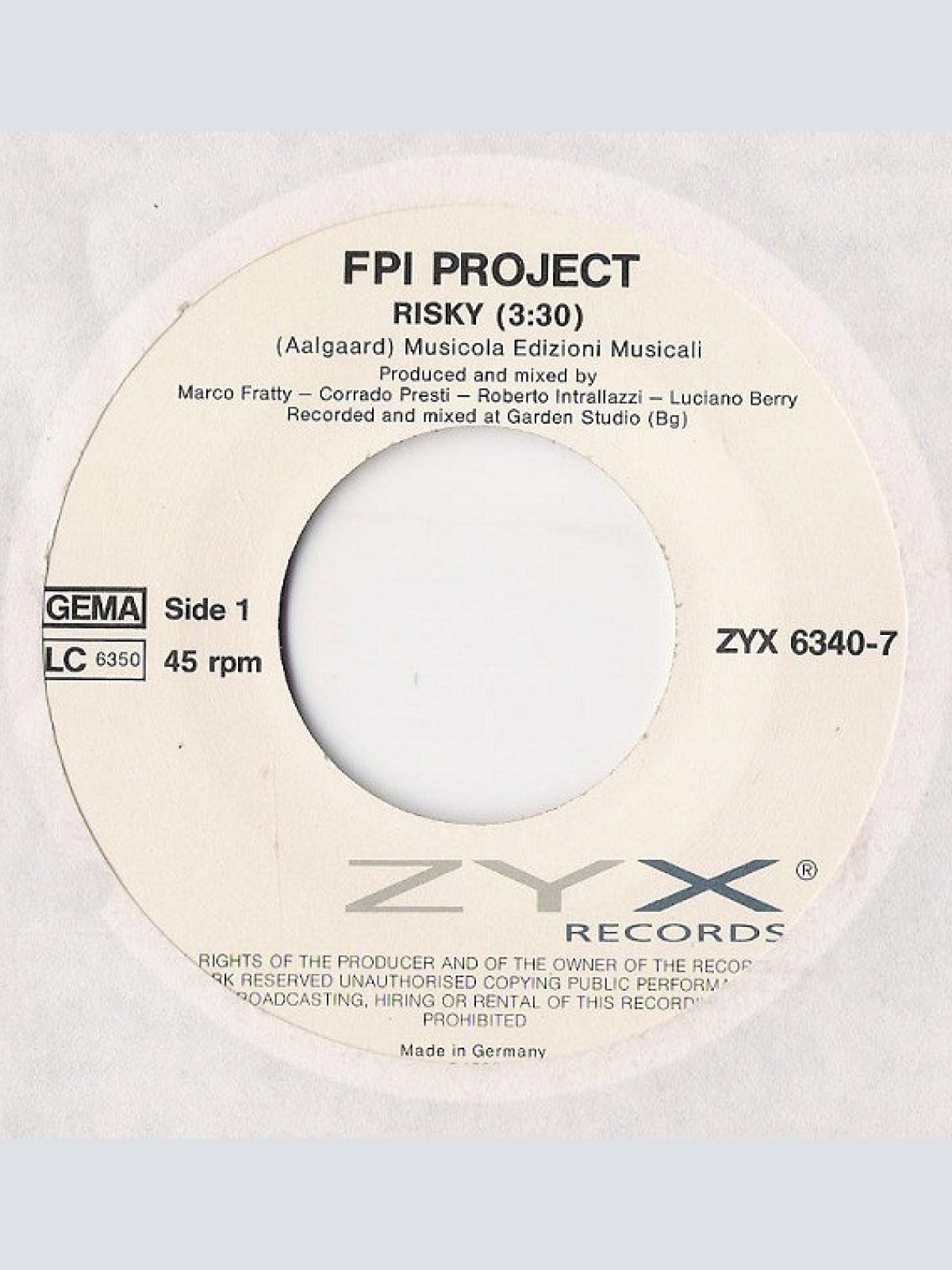 Vinyl / FPI Project - Risky