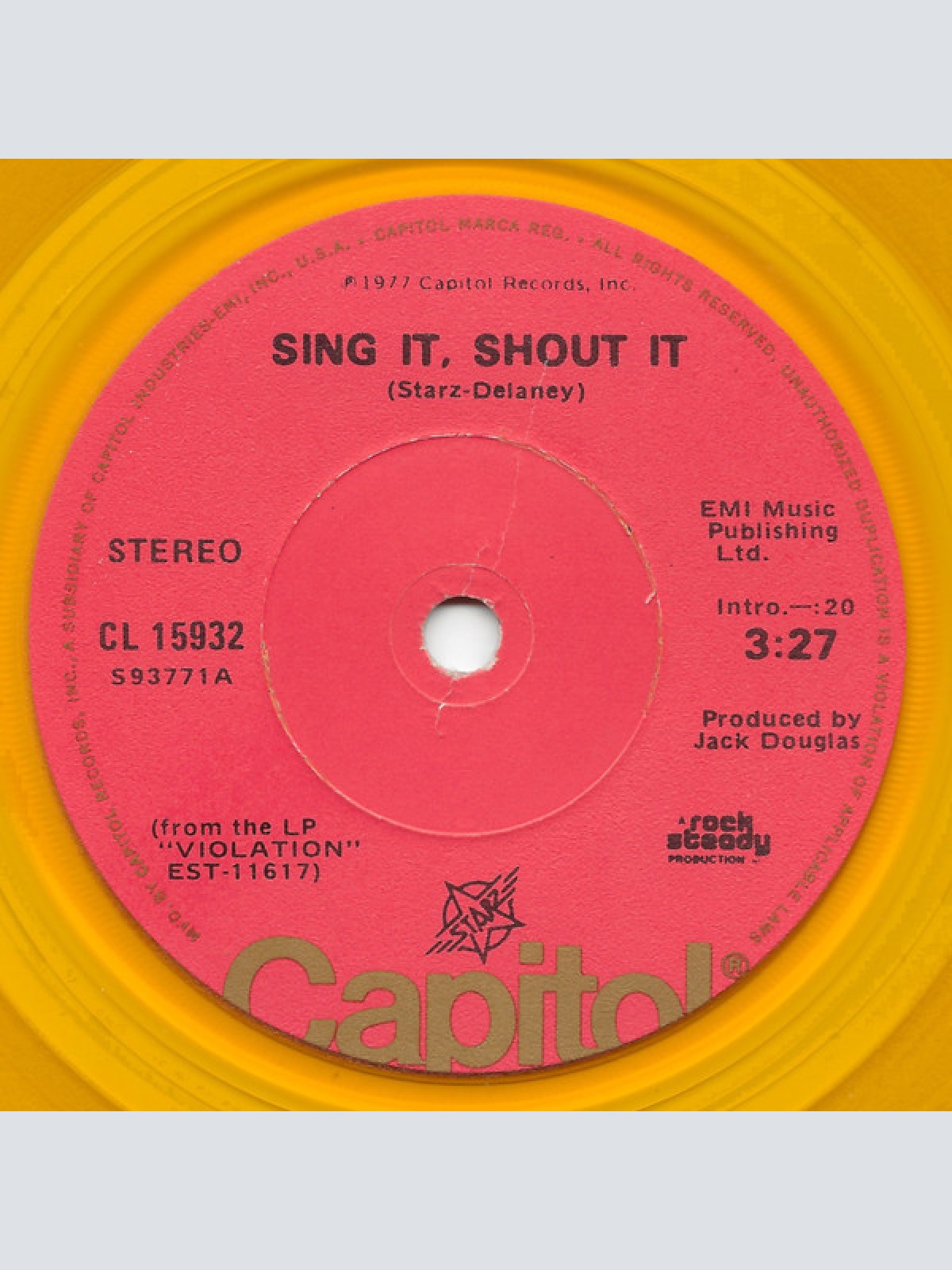 Vinyl / Starz (2) - Sing It, Shout It