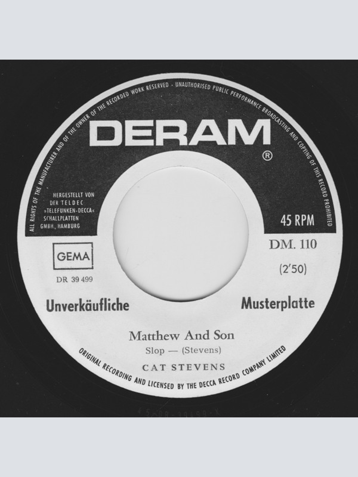 Vinyl / Cat Stevens - Matthew And Son
