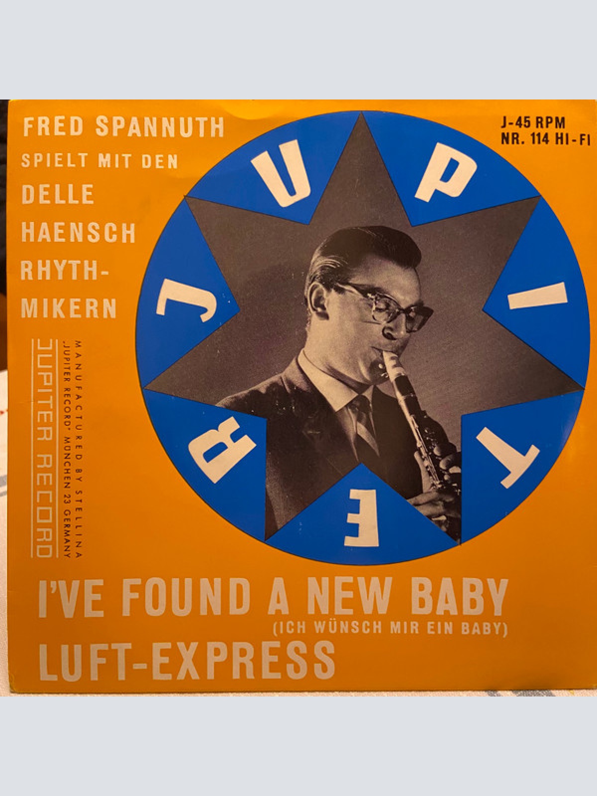 Vinyl / Fred Spannuth Spielt Mit Den Delle Haensch Rhythmikern* - I've Found A New Baby / Luft-Express