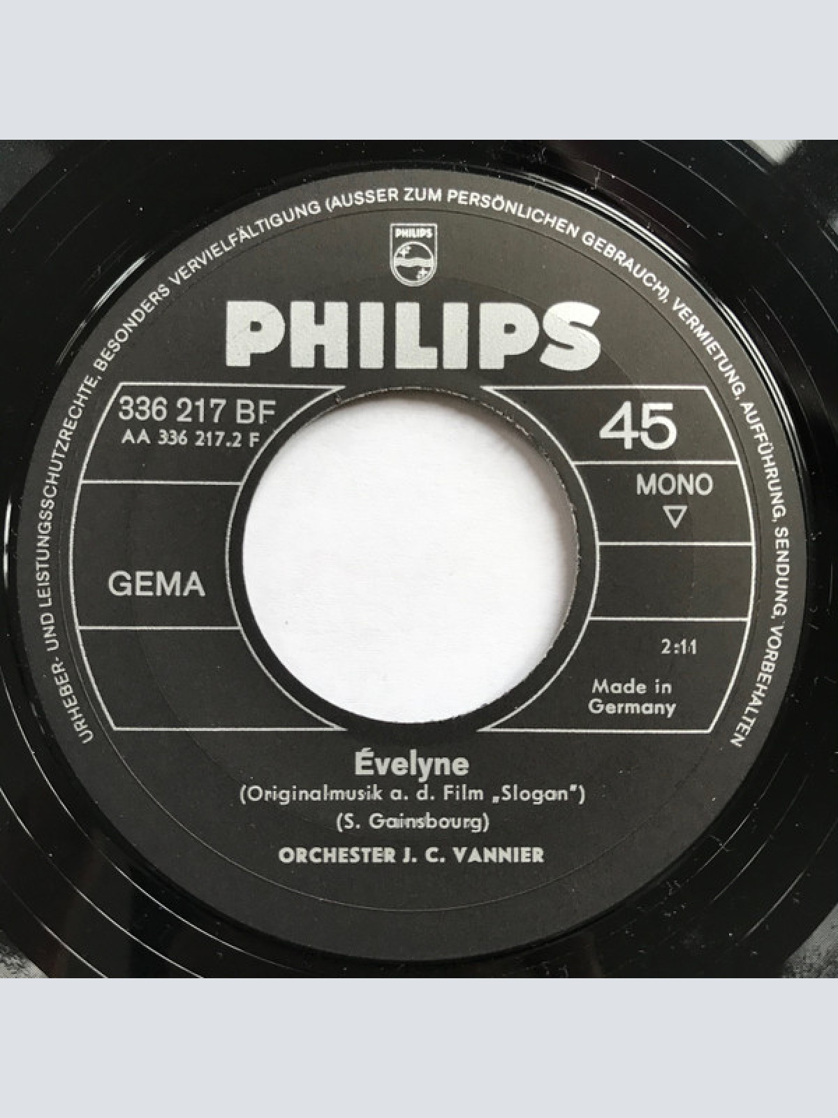 Vinyl / Jane Birkin, Serge Gainsbourg - Slogan